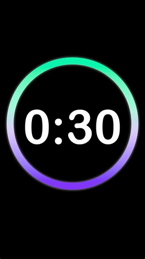 ⏱️ 30 Second Countdown Timer | Clock Ticking Sound & Alarm
