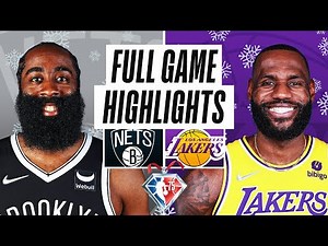 LAKERS at NETS | FULL GAME HIGHLIGHTS | December 25, 2021