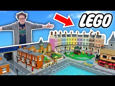 I Built a GIANT LEGO City! (Neighbourhood)
