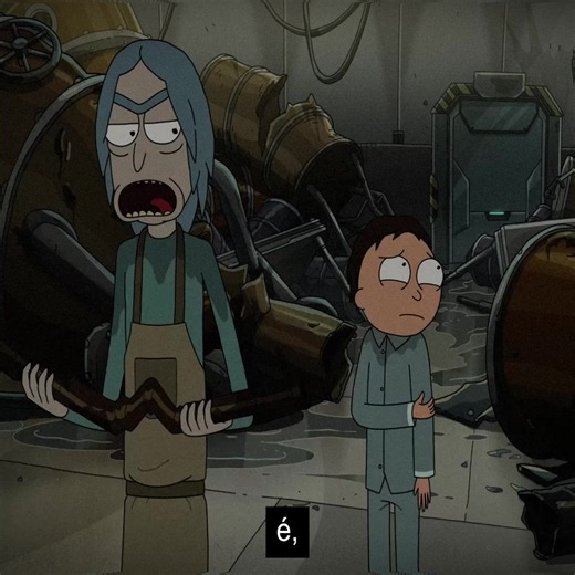 Rick gritando Morty: cena triste de Rick & Morty edit