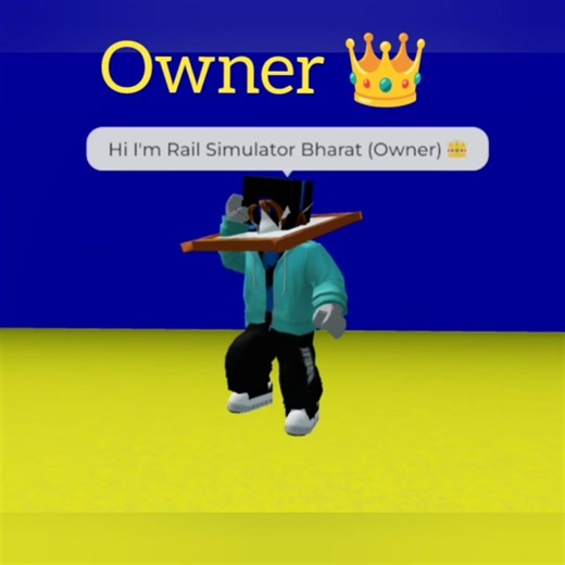 I’m making a Roblox game called Rail Simulator Bharat; it’s still under development." #development