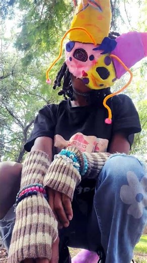 practicing quads in my new mask!