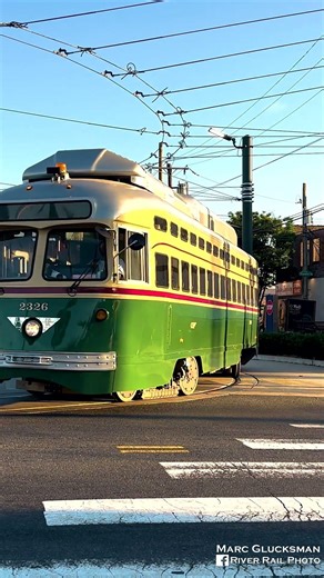 PCCs Return To Philadelphia Streets! (First Run of PCC-III, 2024) #shorts