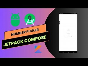 how to implement a custom number picker in jetpack compose