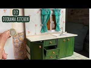 How to Make Mini Window, Curtain, Shutter for Diorama / Dollhouse ! Scale 1:12
