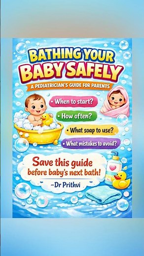 Newborn Bathing Guide 🛁 | Safe Baby Bath Tips Every Parent Should Know