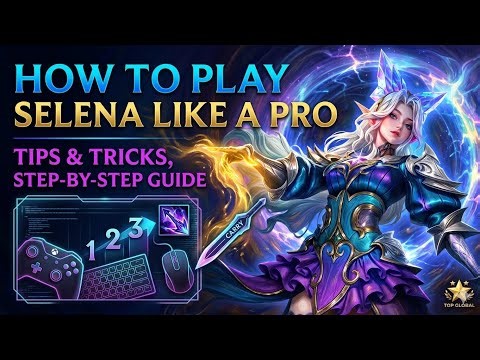 HOW TO PLAY SELENA LIKE A PRO TIPS AND TRICK STEP BY STEP GUIDE / MOBILE LEGENDS