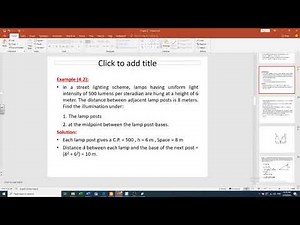 Chapter[2] - illumination system design - Examples on point by point method - Video (11)