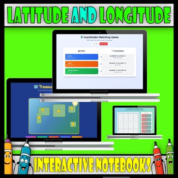 latitude and longitude| digital resources| Back to School| 3rd grade