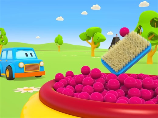 强烈推荐！Car cartoons full episodes & street vehicles for kids！儿童认知启蒙-英文早教动画片