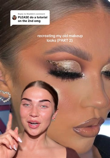 Recreating My Old Makeup Looks with Stacked Lashes
