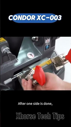 How to Cut Double-sided Key with Xhorse Condor XC-003