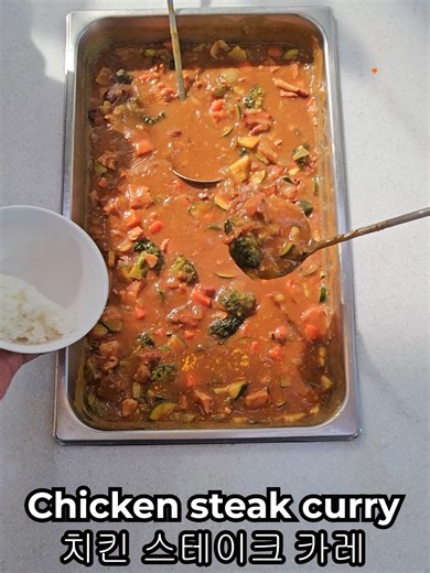 Satisfying Korean Buffet Plating: Jeyuk Bokkeum & Kielbasa