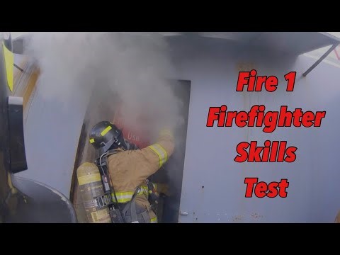 Fire 1 Firefighter Skills Test | Fire Academy Test | Utah Fire Academy