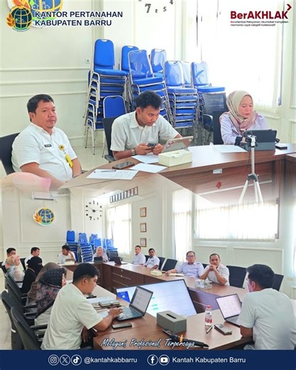 Rapat Evaluasi Percepatan Pendaftaran Tanah Sistematis Lengkap (PTSL) TA 2026