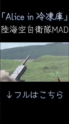 [ちょい見せMAD]「Alice in 冷凍庫」×陸海空自衛隊MAD #航空自衛隊 #陸上自衛隊 #海上自衛隊 #自衛隊