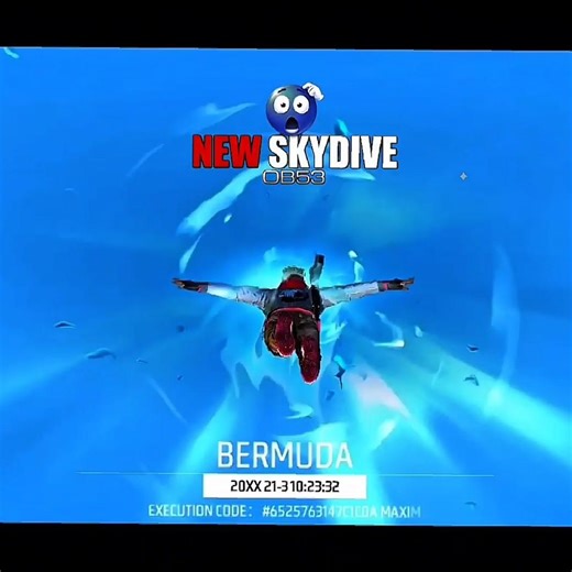 NEW SKYDIVE 😈☠️ #foryou #trending #freefire #shorts