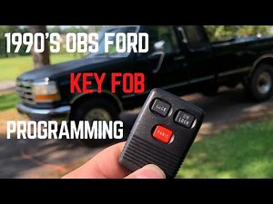 1990's OBS Ford Key Fob Programming in 2 minutes!