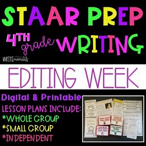 STAAR Writing Prep- Editing