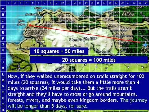Pathfinder Tutorial: Overland Travel & Movement