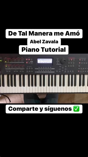De Tal Manera me Amó — Tutorial 🎹 #pianolessons #pianomusic #pianotutorial #AbelZavala | Pianista Adorador