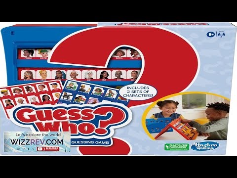 Hasbro Gaming Guess Who? Original Easy to Load Frame Double Sided Character Sheet 2 Player
