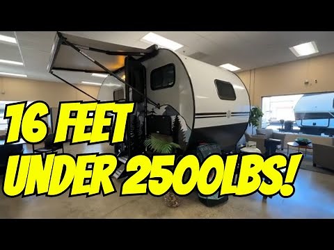 BEST 16 foot travel trailer under 2500lbs with a BATHROOM!