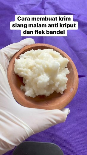 Cara mudah membuat krim pemutih siang malam anti kriput dan anti flek dirumah | Bindia Tamayo Girsang