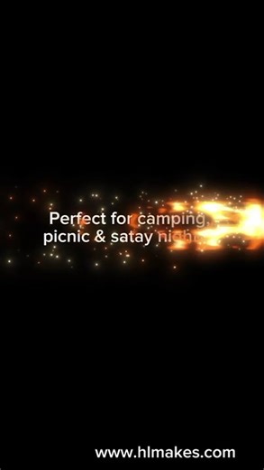 Portable BBQ Grill 🔥 Flat Pack & Slot-In | Perfect for Camping & Satay 🍢