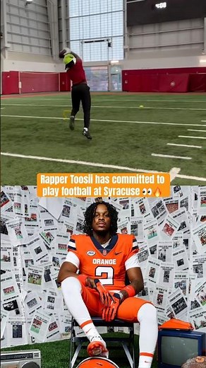Toosii commits to Syracuse 🍊🏈