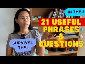 Survival Thai - Phrases and questions you should know! (Learn Thai)