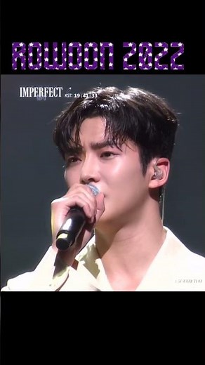 로운(ROWOON) 솔로무대 - '그날들' (원곡: 김광석) | 2022 #rowoon #로운