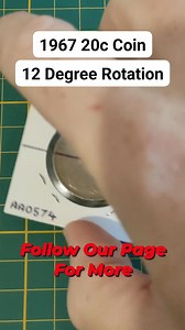 1967 20c Coin with 12 Degree Rotation, more on our page! #coins #australia #collecting #money #errorcoin | Banknote Serial Checker