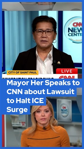 Watch Mayor Kaohly Her on CNN explain why Saint Paul joined a lawsuit with the State of Minnesota and Minneapolis to halt the DHS/ICE “surge” into Minnesota while reiterating how the City is responding to support residents and uphold constitutional rights. | City of Saint Paul - Government