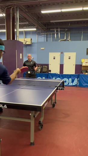 Sometimes I like to chop just for a workout, it’s a lot of footwork. With this practice drill you can practice multiple transitions - bh/fh switches, lateral footwork and in and out footwork, as well as racket twiddling. Lots of things to coordinate! #tabletennis #defender #defense #tischtennis #chopper #tenisdemesa #pingpong #sport #tennistavolo #tenismeja #stolnitenis #joola #TeamJOOLA