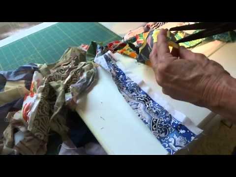 how to make rag yarn -weaving supplies - recycled fabric - rag weaving