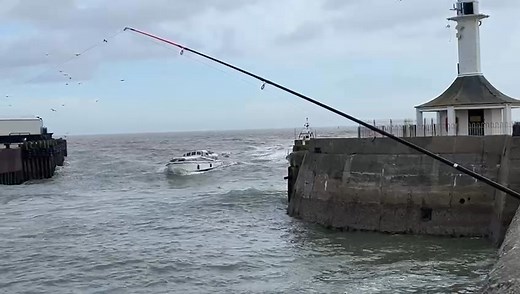 The motor cruiser was located off Corton 👇🏻 https://www.lowestoftjournal.co.uk/news/25597250.broads-cruiser-off-suffolk-coast-sparks-capsize-emergency/ | Lowestoft Journal