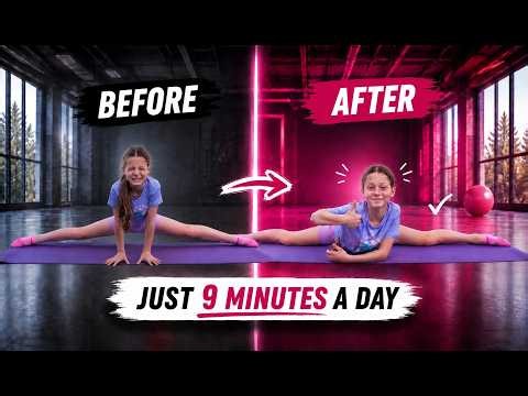 Get Your Middle Splits in 30 Days! 9 Minute Daily Stretching Routine