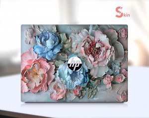 HP Laptop Decal Personalized Colorful Oil Painting Flower Pattern Vinyl Decal for HP Spectre Envy Pavilion Victus Omen Zbook Elite Probook - Etsy