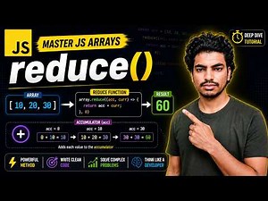 JavaScript reduce() Method Explained | Complete Guide with Real Examples