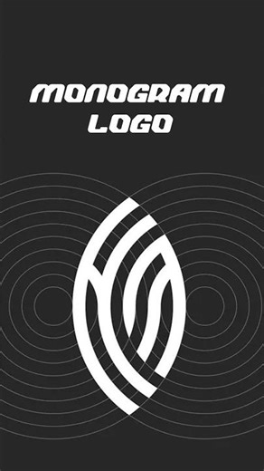 Monogram Logo Design Tutorial (Quick Process) #tutorial #logo #logodesign