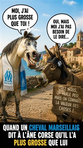 Blague Cheval et Âne Corse #corse #humour