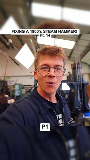 FIXING A 1900's STEAM HAMMER! Pt. #SteamHammer #MachineRestoration #VintageMachinery #IndustrialHistory #MetalWorking