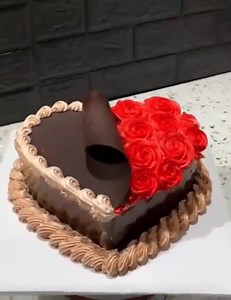 7.2M views · 10K reactions | Chocolate heart cakes | Sweet Bakery | Facebook