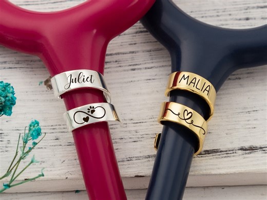 Stethoscope ID Tag, Stethoscope ID Ring, Stethoscope Charm, Personalized Stethoscope Name Tag, Nurse Graduation Gift,gift for Doctor - Etsy