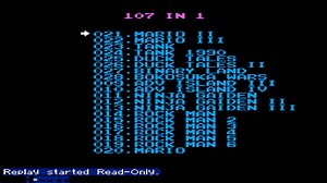 【FC】107合1合集卡带试玩(卡带编号YH1799) 中