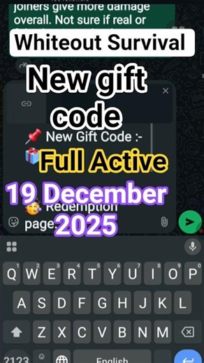 Whiteout Survival Gift Codes | December 2025 | Whiteout Survival new gift code | Whiteout Survival