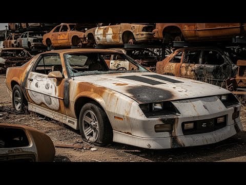 ASMR Car Restoration | Full Restoration of 1987 Chevrolet Camaro from Burnt Condition to Looking New