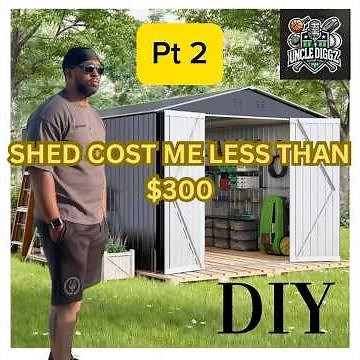 DIY Amazon Shed Budget Beast $300 HOGYME Part 2 Review #homeimprovement #diyprojects #amazonproducts