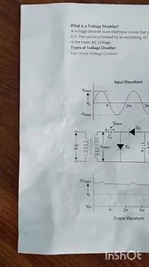 A full-wave voltage doubler is an electronic circuit that uses two diodes and two capacitors to convert an AC input into a DC output approximately twice the peak value of the AC signal. Unlike the half-wave doubler, this circuit utilizes both halves of the AC cycle, resulting in better efficiency, higher output stability, and lower ripple. | Govt. College of Technology Sialkot | Facebook